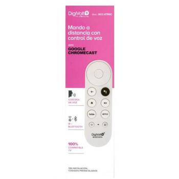 Mando TV Google Chromecast Bluetooth IR con control por voz y compatibilidad para dispositivos inteligentes