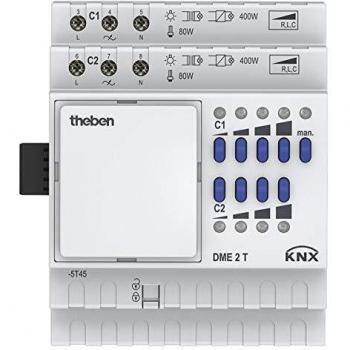 Theben DME 2T KNX Universal Dimmer Extension Module - 2 Channels for EIB/KNX Systems