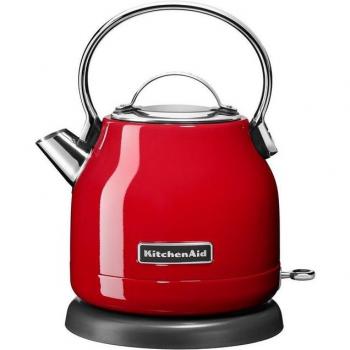 Hervidor eléctrico KitchenAid 1,25 L Rojo Empire 2200 W con diseño retro y base giratoria 360º