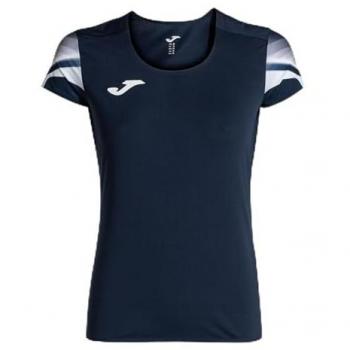 Camiseta de Manga Corta Joma Elite XI Mujer Marino Blanco