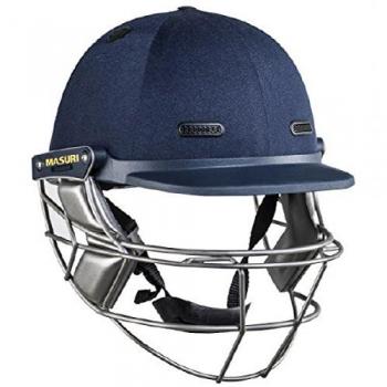 Serie Masuri Vision (vs) Elite Acero casco de bateador de críquet (azul marino), azul marino