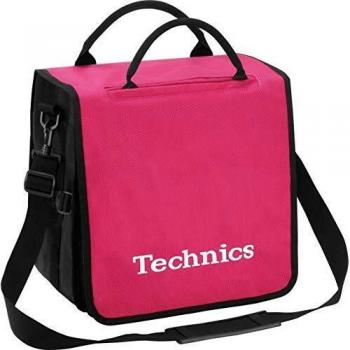 DJ Vinyl Record Backpack - Pink Logo 12 Capacity