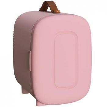 Mini Nevera Cosméticos Rosa 4L Extrasilenciosa para Enfriar y Calentar 20,3x26,3x28 cm