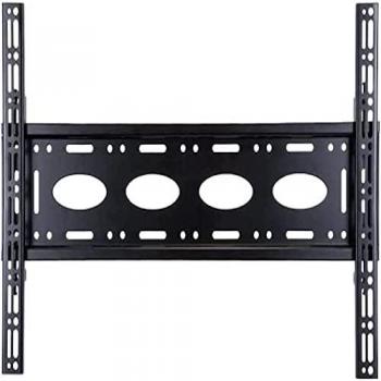 Soporte de Pared Fijo Universal B-Tech BT8442 para Pantallas Planas de hasta 80 kg, Diseño de Perfil Bajo y Ajuste Lateral, Compatible con VESA 600