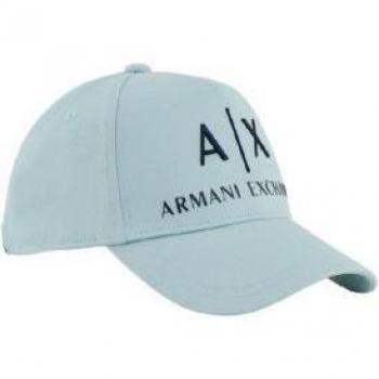 Gorra Armani Exchange azul claro para hombre
