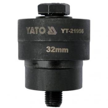Corona de taladradora YATO YT-21956, diámetro 20 mm, material HSS (acero rápido), compatible con taladros estándar, ideal para perforar madera y plástico