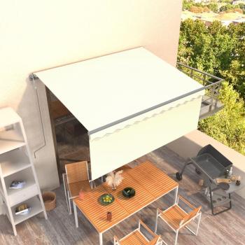 Tienda Retráctil Automática con Volante 3x2,5 m Color Crema