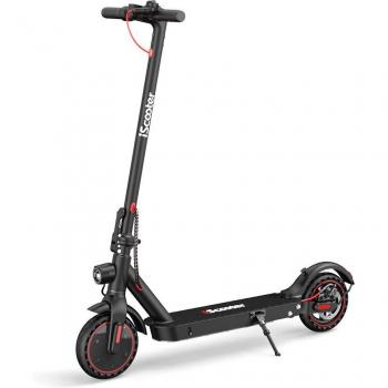 Patinete eléctrico iScooter i9, 350W, 7.5Ah, velocidad máxima 30 km/h, neumáticos de 8.5 pulgadas tipo panal, plegable y con app