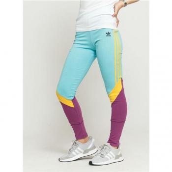 Mallas Deportivas de Mujer Adidas High-Waisted Aguamarina