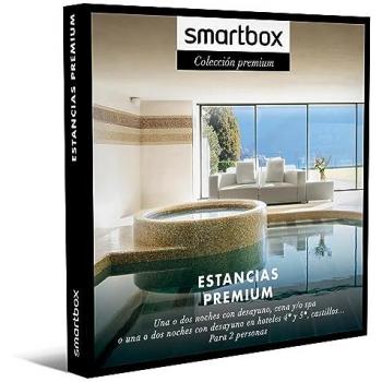SmartBox Estancias Premium - Caja Regalo con 1 o 2 Noches de Alojamiento para 2 Personas, incluye Desayuno, Cena y/o Acceso a SPA