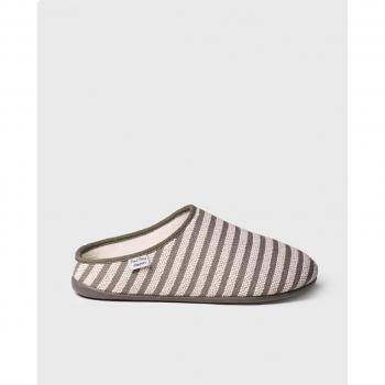 Toni Pons - Zapatillas de casa de hombre de tela a rayas
