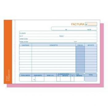 Talonarios Facturas T-64 Duplicado apaisado 210x150mm