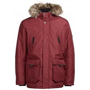 Jack & Jones Parka jcohollow Chaqueta de invierno abrigo Jacket Regular Fit Rot