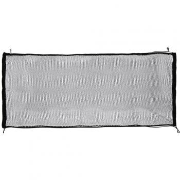 sourcing map Coche Portaequipajes Negra Malla Elástica Red de Equipaje 60CM 120cm
