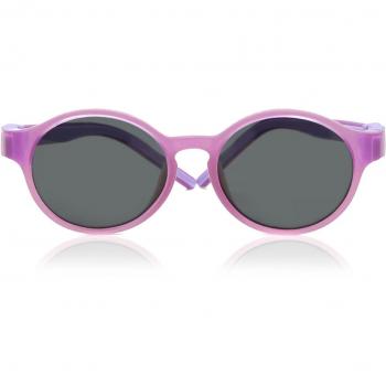 SmartBuy Kids Oval Full Rim Acetate Prescription Sunglasses Purple Size 42