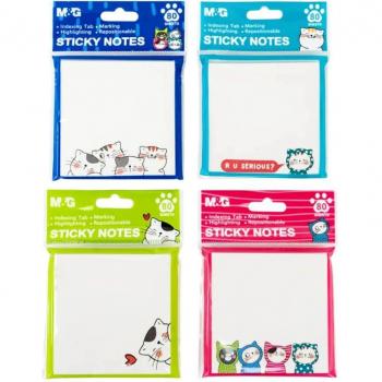 Notas adhesivas blancas 76X76mm M&G