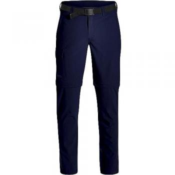 Maier Sports Torid Slim Fit Zip-Off Outdoor Pants for Men - Blue, Short Length