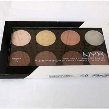 NYX Professional Makeup Highlight & Contour PRO Contouring Palette 8x2.7 g