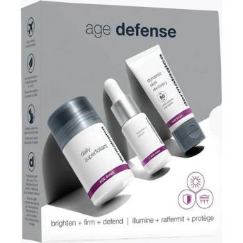 Dermalogica Age Defense Skin Kit - Daily Superfoliant 14g, Biolumin-C Serum 10ml, Dynamic Skin Recovery SPF50 12ml (Set de Cuidado de la Piel para las Primeras Señales de En