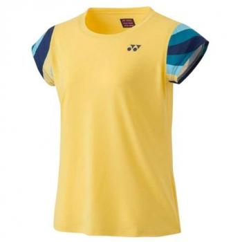 Camiseta de Manga Corta Yonex Crew Neck para Mujeres - Amarillo