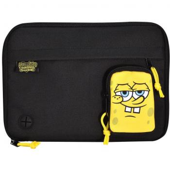 Bolsa de nylon Bob Esponja Spongebob con diseño divertido, resistente y ligera, ideal para transportar dispositivos tecnológicos y otros objetos personales