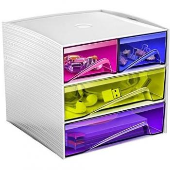 CEP Mycube 3-211- Módulo con 2 cajones pequeños y 2 cajones grandes, multi, color