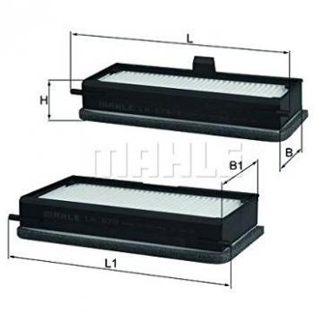 Mahle aftermarket gmbh - Filtro, interior aire citroen, evasion, jumpy i, jumpy buzón i, jumpy pritsc.