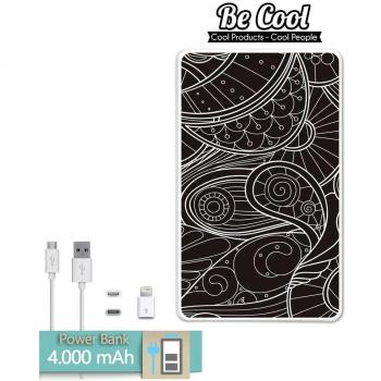 Becool® - Batería Externa Power Bank 4000 mah + Gratis 1 cable USB-MicroUsb