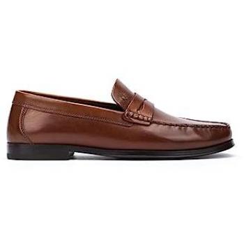 Mocasines de Piel Martinelli para Hombre Forthill 1623 con Plantilla Acolchada y Extraíble Color Marrón