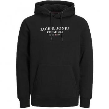 Sudadera con Capucha Jack & Jones Bluarchie Negra para Hombre M