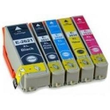 Cart. Epson T2621 Negro (reman.)