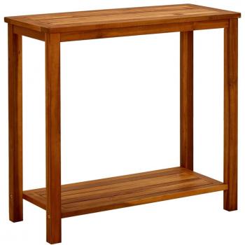 vidaXL Garden Console Table 80x35x75 cm Solid Acacia Wood