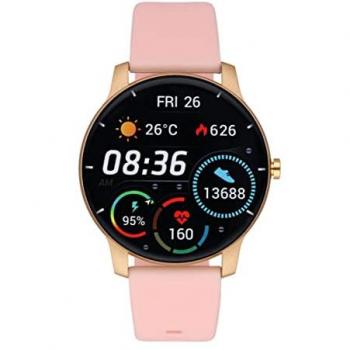 Reloj Inteligente Táctil Watx & Colors WAS4002 con Pantalla a Color, Podómetro, Oxímetro, Contador de Calorías, Frecuencia Cardíaca, Presión Arterial y Termómetro