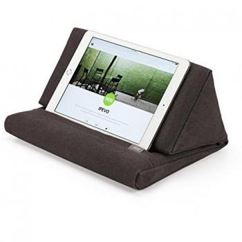 Almohada de Apoyo IPEVO PadPillow para todas las generaciones de iPad Air, iPad mini, iPad 4, iPad 3, iPad 2, iPad 1, Nexus y Galaxy - color gris carbón vegetal