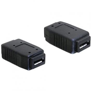 Adaptador Delock USB Micro A+B Hembras a USB Micro A+B Hembras - Cable USB 2.0