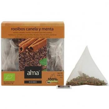 Infusión Ecológica Alma Home Rooibos con Canela y Menta 15 Pirámides 30g