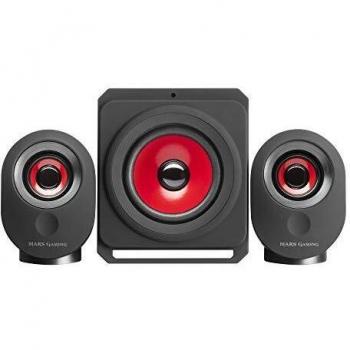 Mars Gaming MSX, altavoces PC 35W, 5 modos multimedia, subwoofer 2.1, Jack 3.5mm
