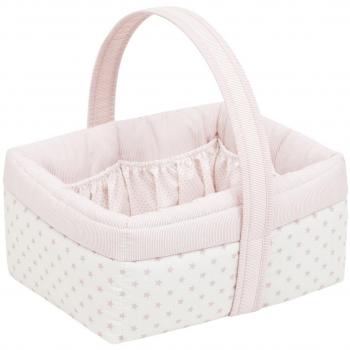 Cambrass Layette Canastilla de Almacenamiento, Rosa