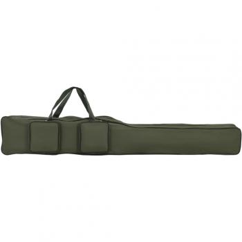 Bolso para caña de pescar tela oxford 160 cm color negro, camuflaje y verde oscuro