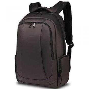 Tigernu impermeable portš¢til resistente antirrobo Zip negocios Mochila-MARRÓN