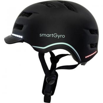 SmartGyro Helmet Pro Casco para Adulto Tamaño M Color Negro