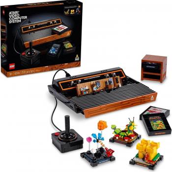 LEGO Icons 10306 Atari 2600 - Consola de videojuegos clásica para adultos, modelo de construcción