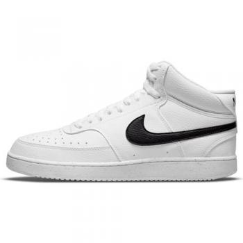 Nike Court Vision Mid Next Nature Men's Stylish Sneakers - White/Black