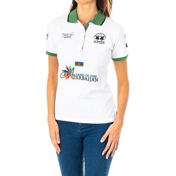La Martina Polo manga corta con cuello de solapa 2WPH32 para mujer