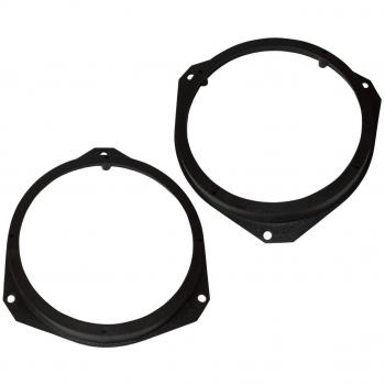 AERZETIX: 2 Adaptadores soportes de Altavoces - 165mm - Puertas Delanteras/Traseras – para Automóvil