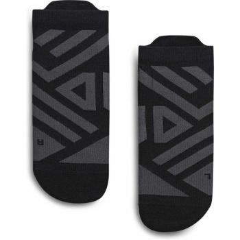 Calcetines de running On Performance Low para hombre, color negro gris oscuro, talla XL