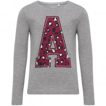 NAME IT Veen LS TOP BOX F NMT J, gris, 158