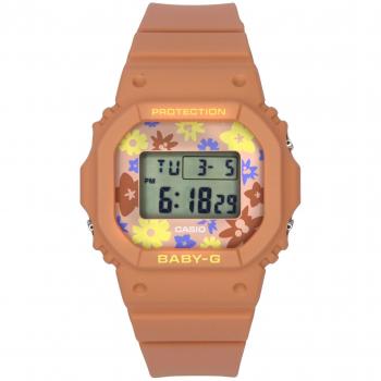 Casio Baby-G Retro Flower Field Women's Digital Quartz Watch with Resin Strap BGD-565RP-4 100M