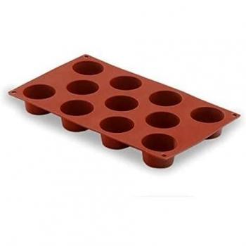 Lacor - 66804 - Molde Muffin 11 Cavidades Silicona - Rojo