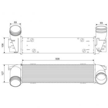 Intercooler VALEO 818392 de alto rendimiento con eficiencia mejorada